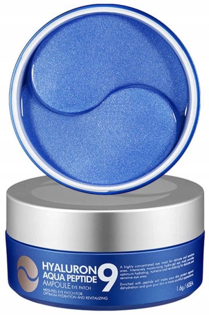 Medipeel Hyaluron Aqua Peptide 9 Ampoule Hydrogelové náplasti pod oči 60ks