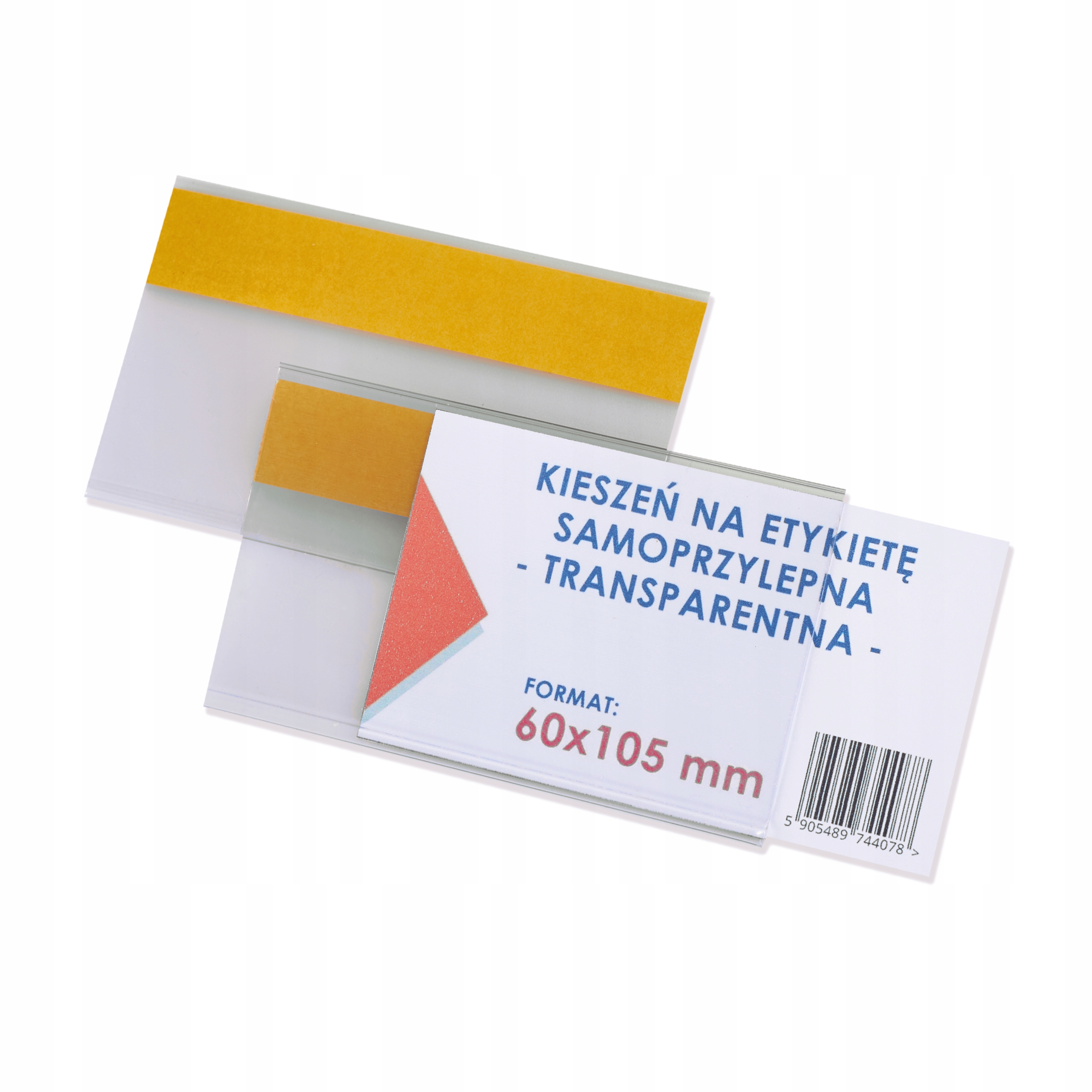 KIESZEŃ NA ETYKIETY SAMOPRZYLEPNA 60X105MM - 50SZT Szerokość mebla 11 cm