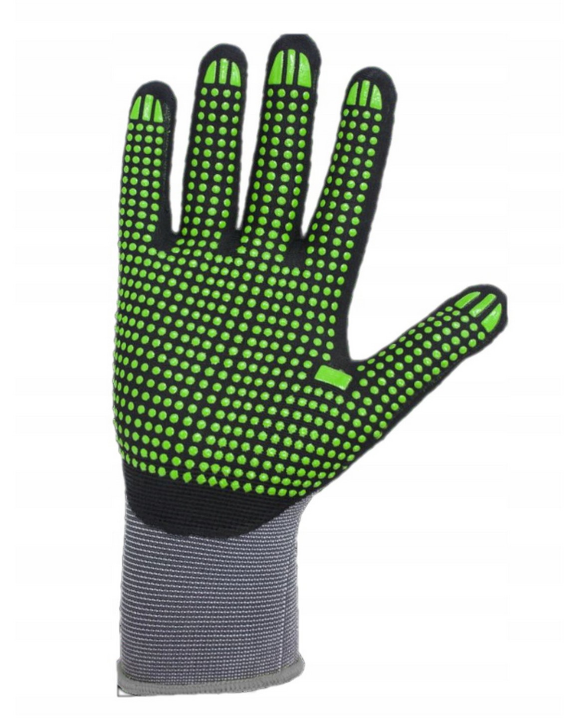 STALCO RĘKAWICE NYLONOWE NITRILE FLEX DOTS 11