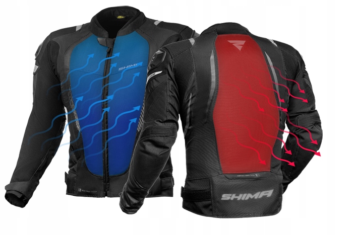 Kurtka motocyklowa SHIMA Mesh Pro black r S Przeznaczenie miasto sport turystyka