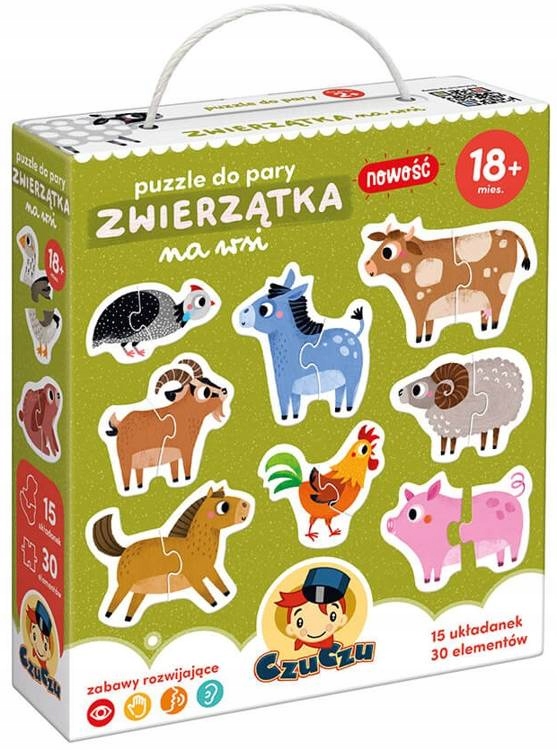 

Cu Czu Puzzle Do Pary Zwierzątka Na Wsi 30 Elem