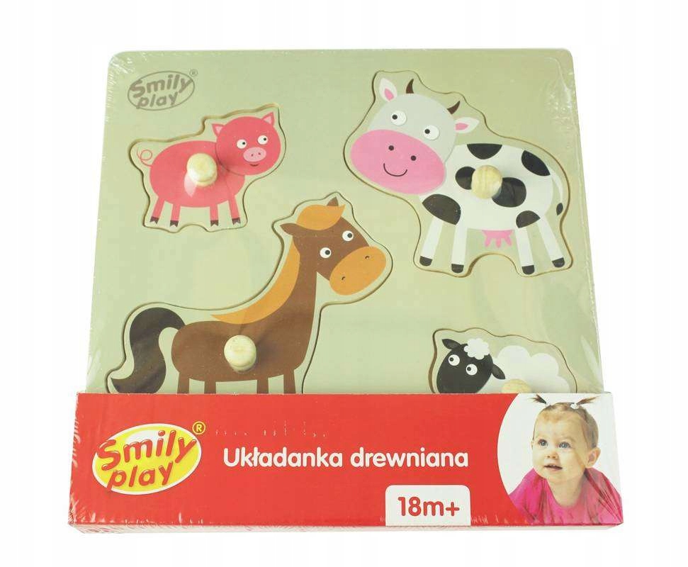 

Układanka Drewniana Smily Play 6/24