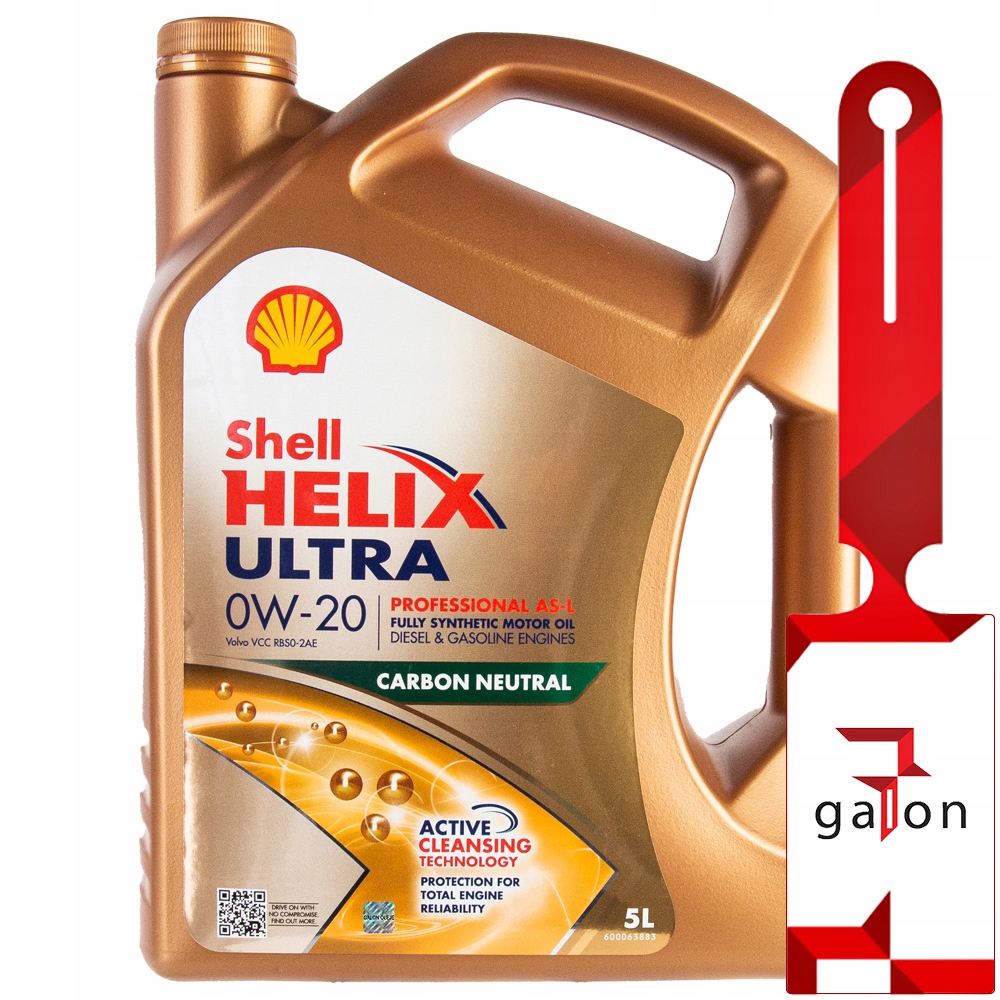 OLEJ SHELL 0W20 5L HELIX ULTRA PROFESSIO Rodzaj syntetyczne