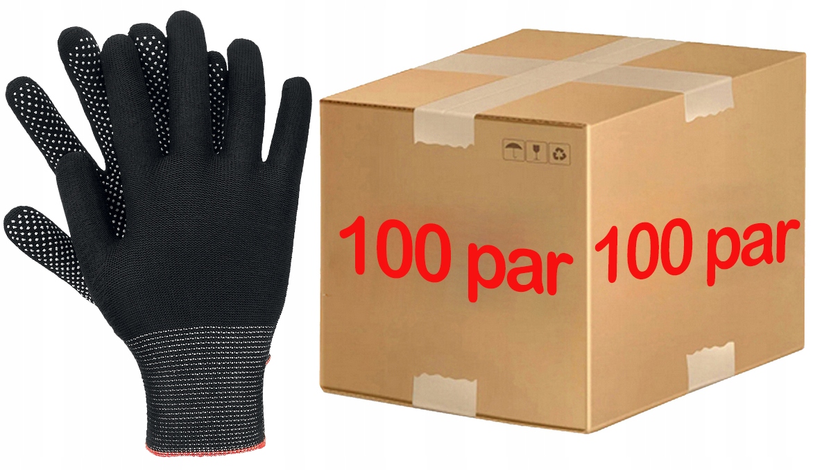 Rukavice Pracovní rukavice z polyesteru R9 100 párů