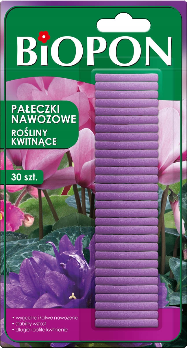 

Nawóz Pałeczki Nawozowe Do Roślin Kwitnących 30SZT