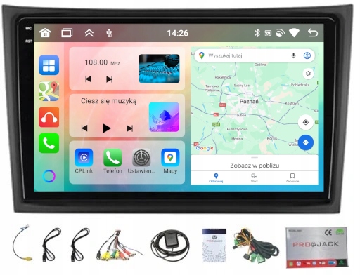 Rádio Navigace Android Gps Volvo XC90 2003-2013 Wifi Carplay Usb 4GB 64GB