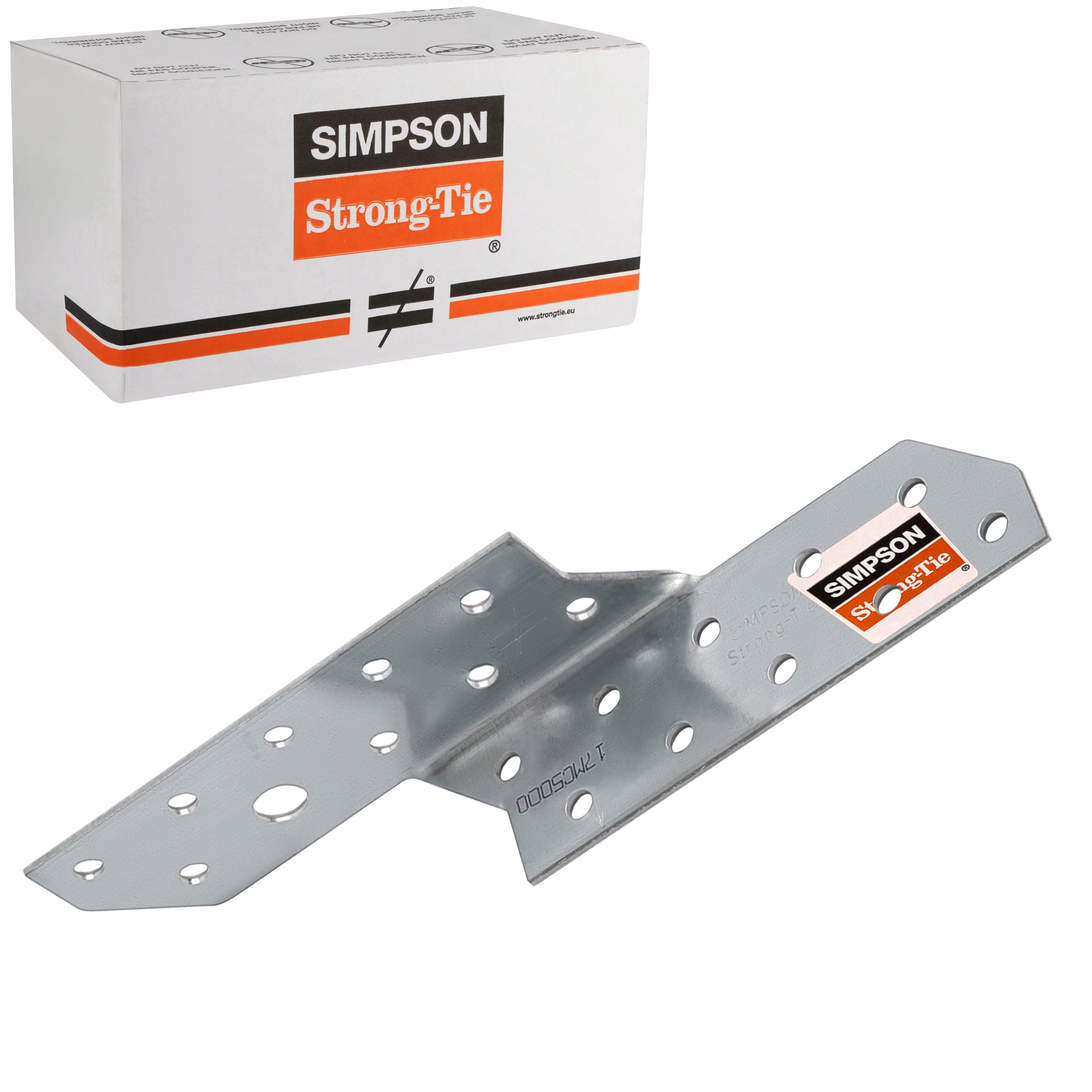 Krokvové tesárske spojky 170 mm 2 mm 100 ks ľavé Simpson SPF170L