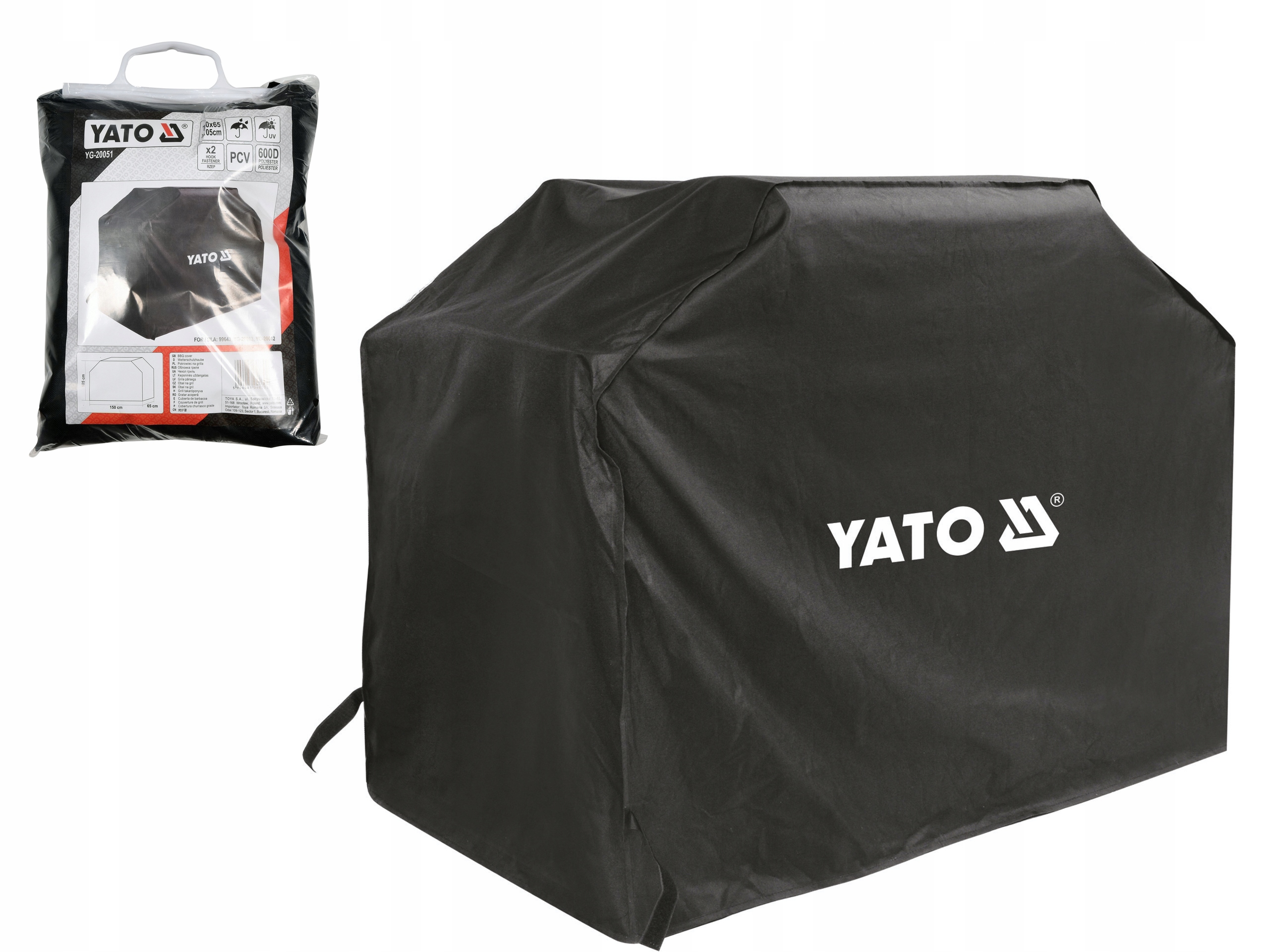 

Wodoodporny Pokrowiec Na Grill 150x65x105cm Yato