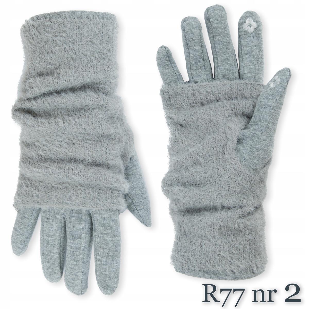 ALPAKA RĘKAWICZKI damskie DOTYKOWE OCIEPLANE DO TELEFONU CIEPŁE KOLORY Model ALPAKA, bawełniane grube do smartphona eleganckie