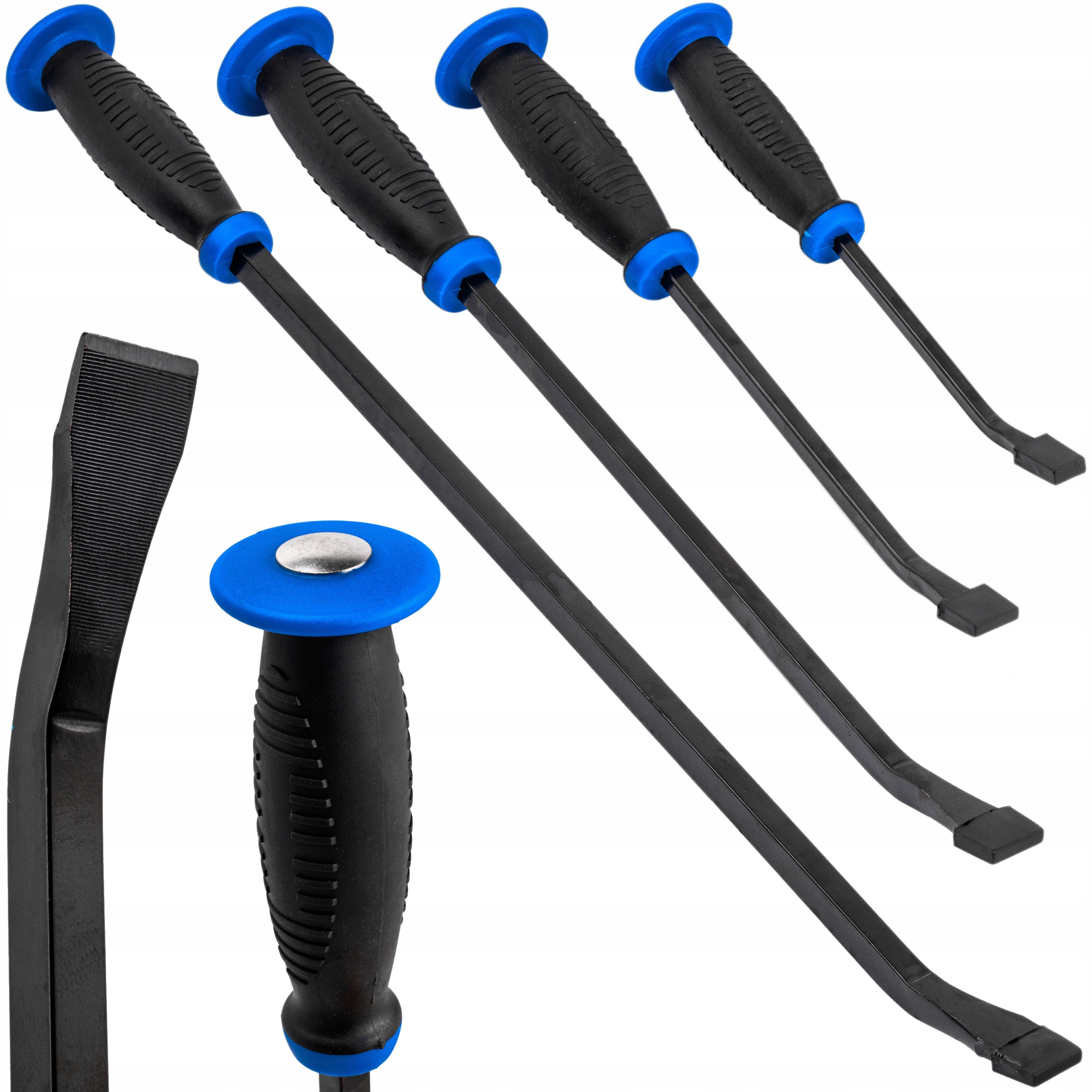 ŁOM ŁYŻKI MONTAŻOWE DO OPON ZESTAW ŁYŻEK ŁOMY DŹWIGNIE DO POBIJANIA 4szt