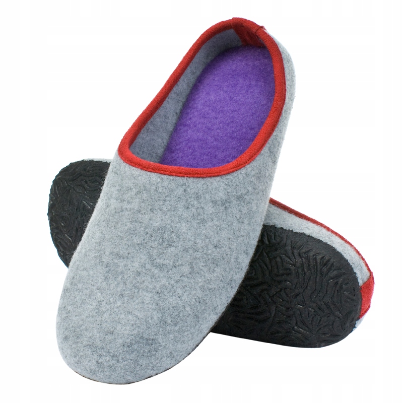 

kapcie wsuwane lekkie ciepłe filc Wojtyłko