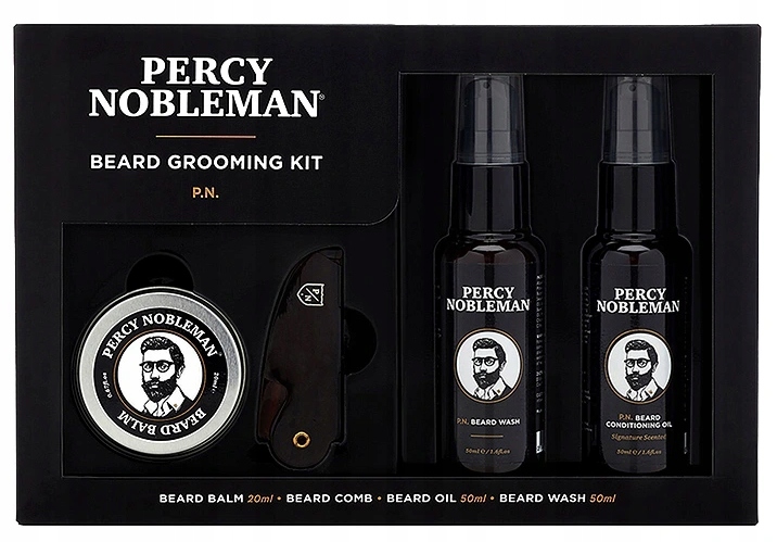 Zestaw do brody Percy Nobleman Beard Grooming Kit
