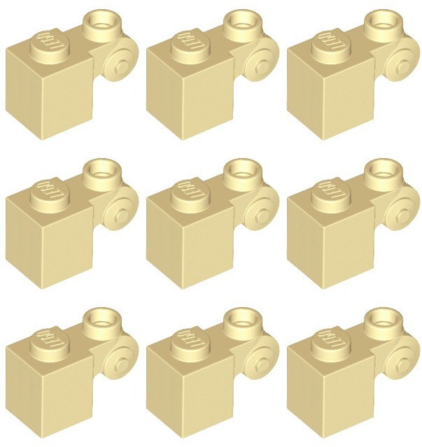 

Lego 20310 Klocek 1x1 Ozdobny piaskowy (9g) 9 szt.