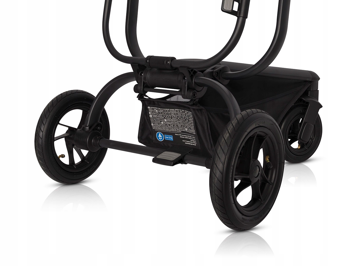 EasyGo Soul Wózek spacerowy spacerówka BEZPIECZNY+ Głębokość produktu 96 cm