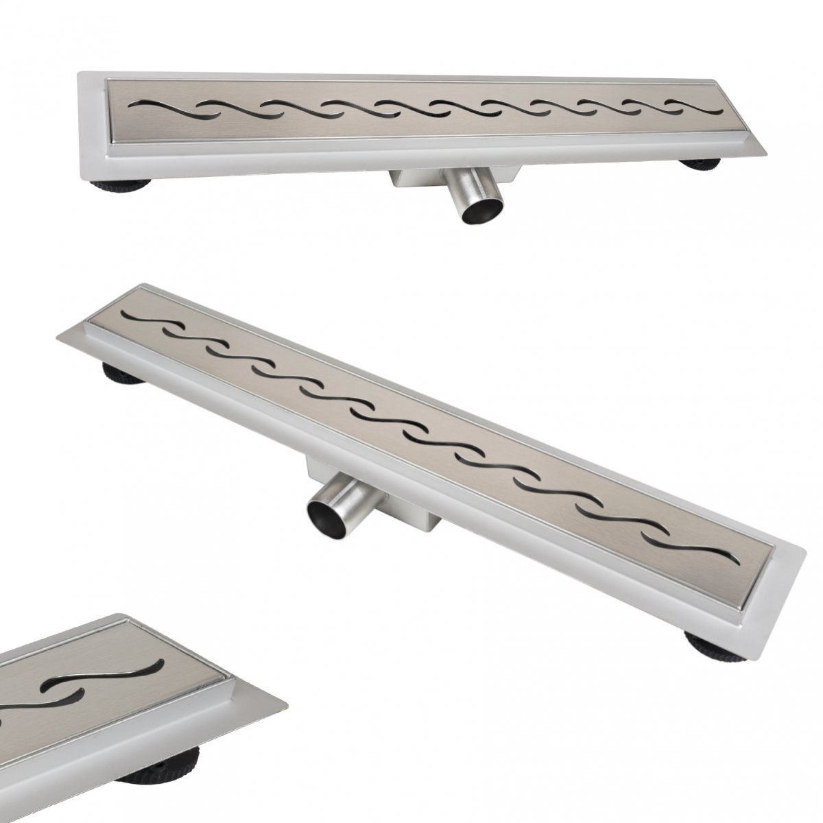 Balneo Lineární odtok Decor Wave 60 cm