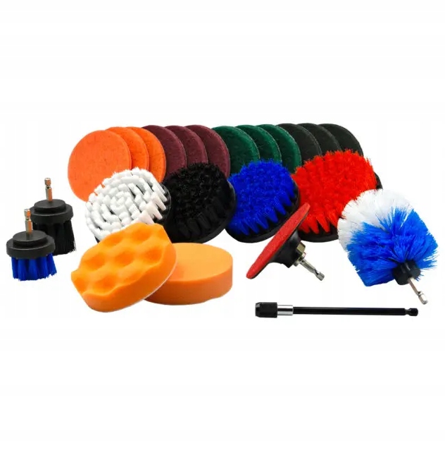 Moje Auto Virage Zestaw Szczotek Gąbek Padów Polerskich Na Wkrętarkę