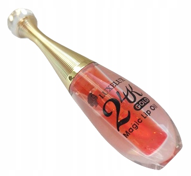 Magiczny utleniający się błyszczyk do ust nawilżający z 24k ZŁOTEM Luxelux4
