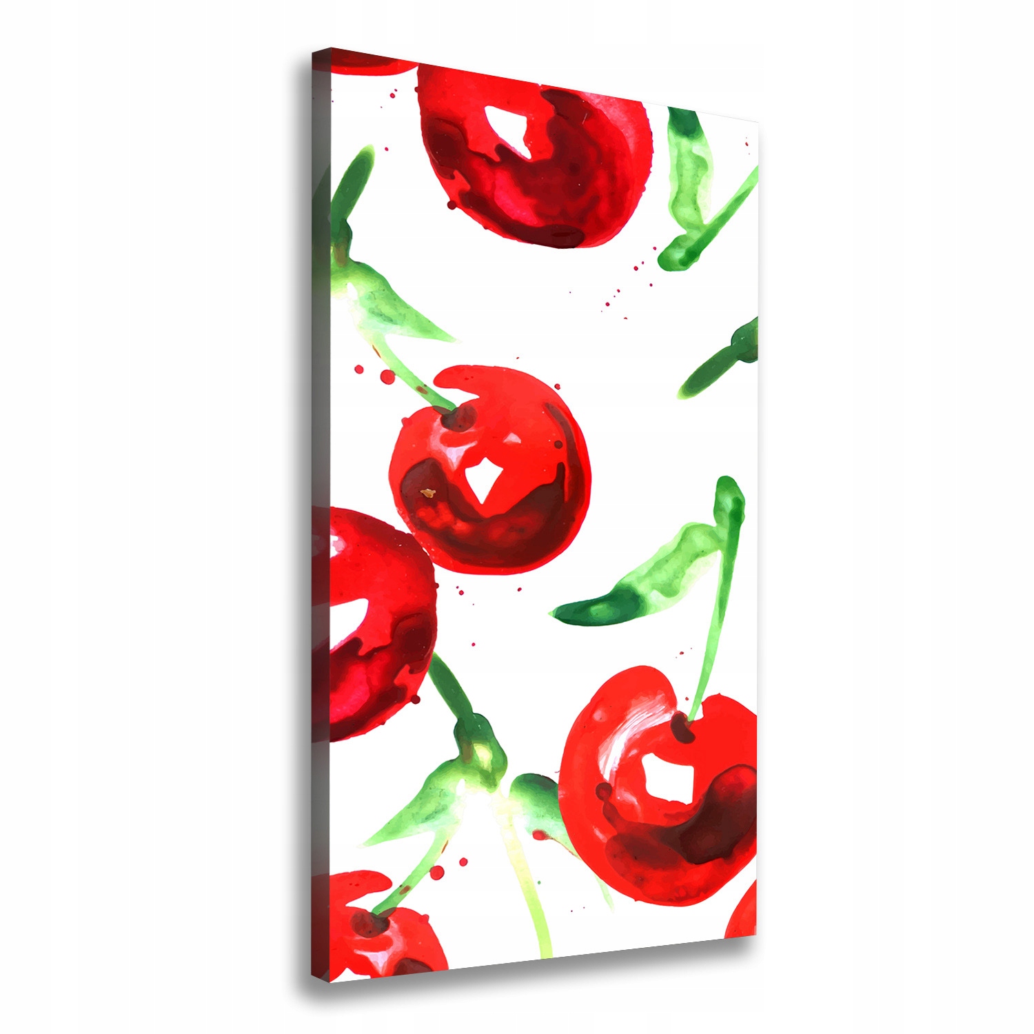 

Nowoczesny fotoobraz canvas na ramie Wiśnie 50x100