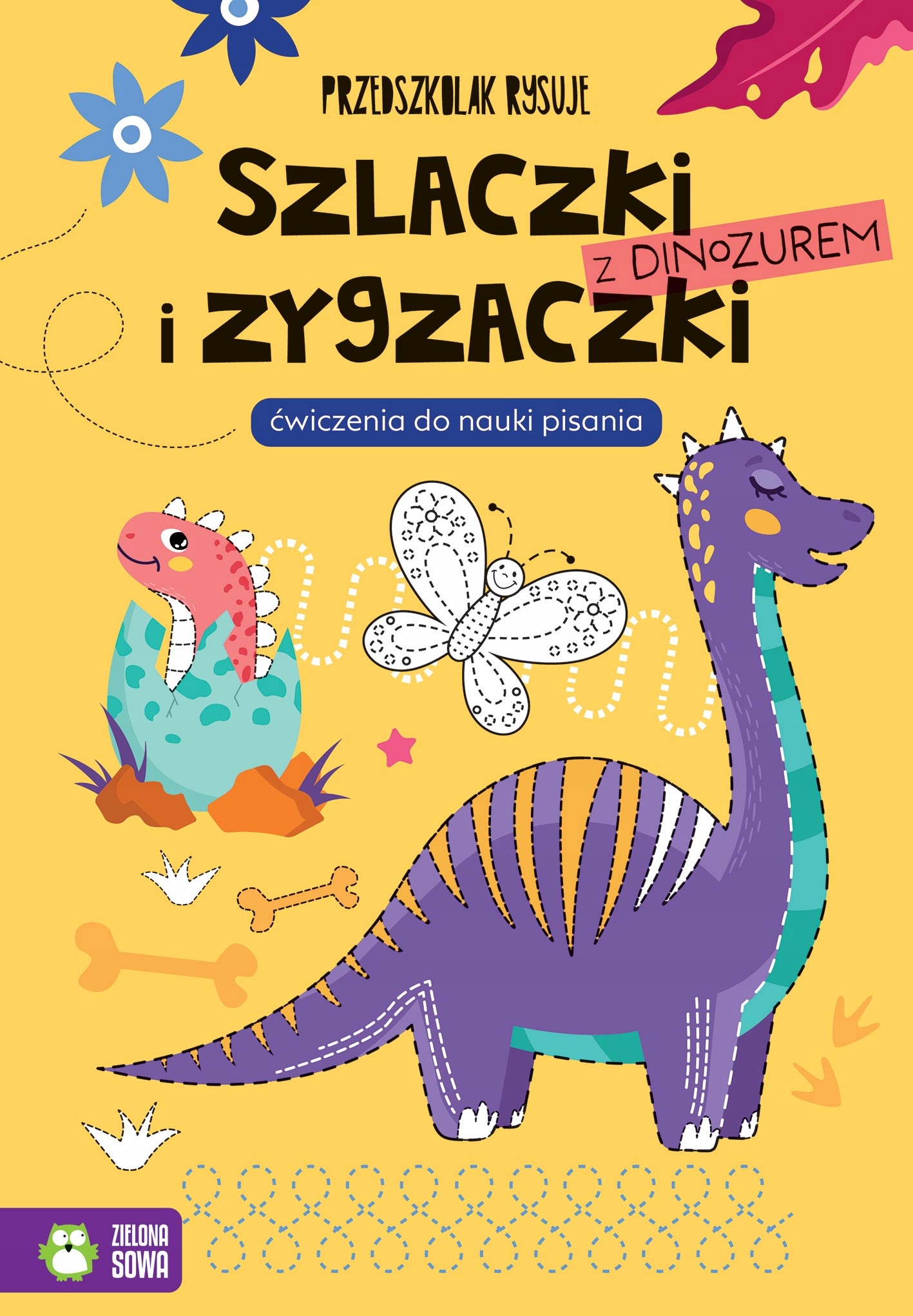 

Szlaczki Ćwiczenia Do Nauki Pisania Z Dinozaurem