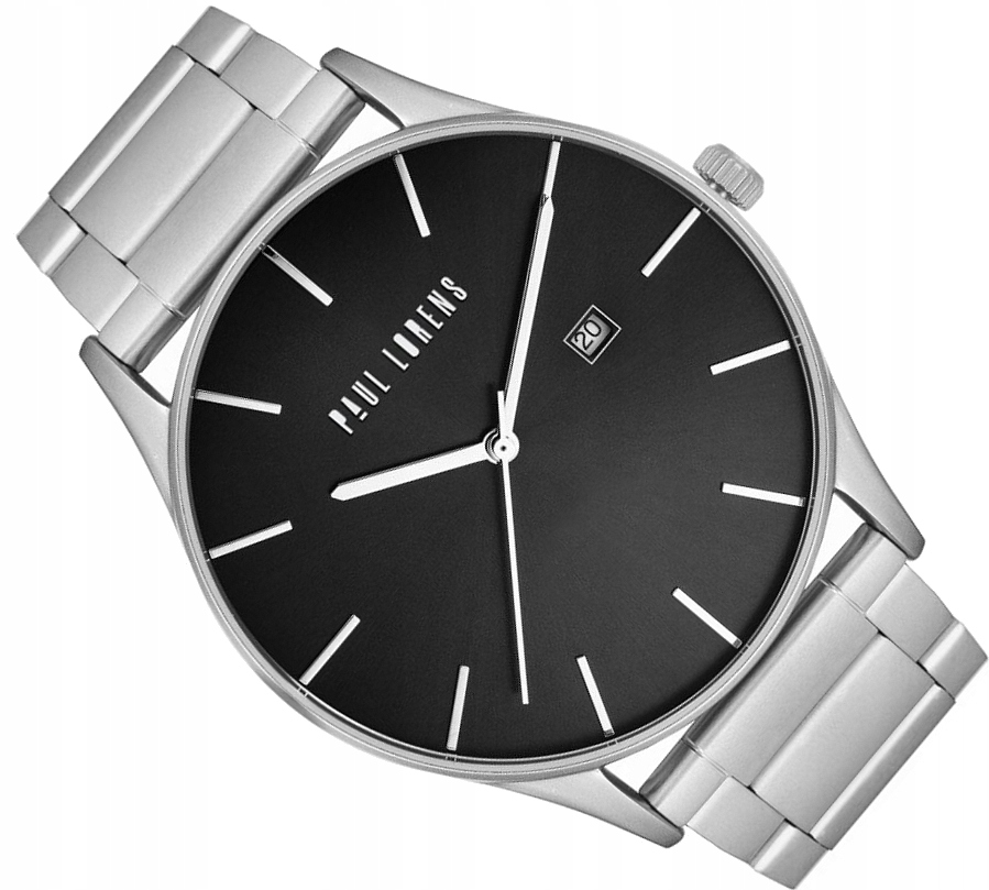 Elegantní Pánské Hodinky Paul Lorens PL7028B2-1C1 Slim Na Náramku Box