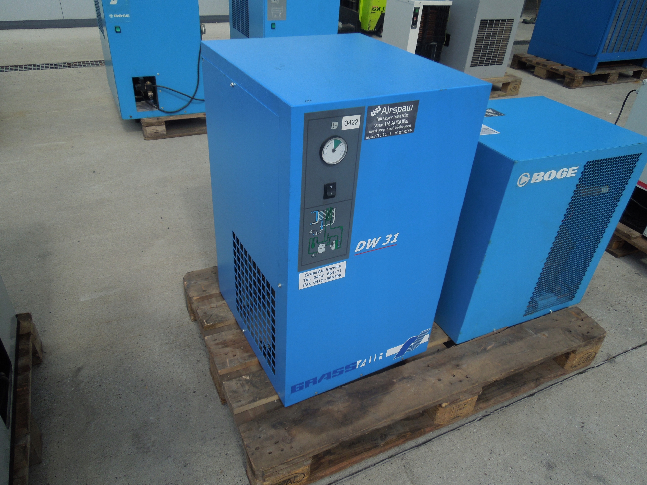 OSUSZACZ ZIĘBNICZY GRASSAIR 3,10m3/min 2013r