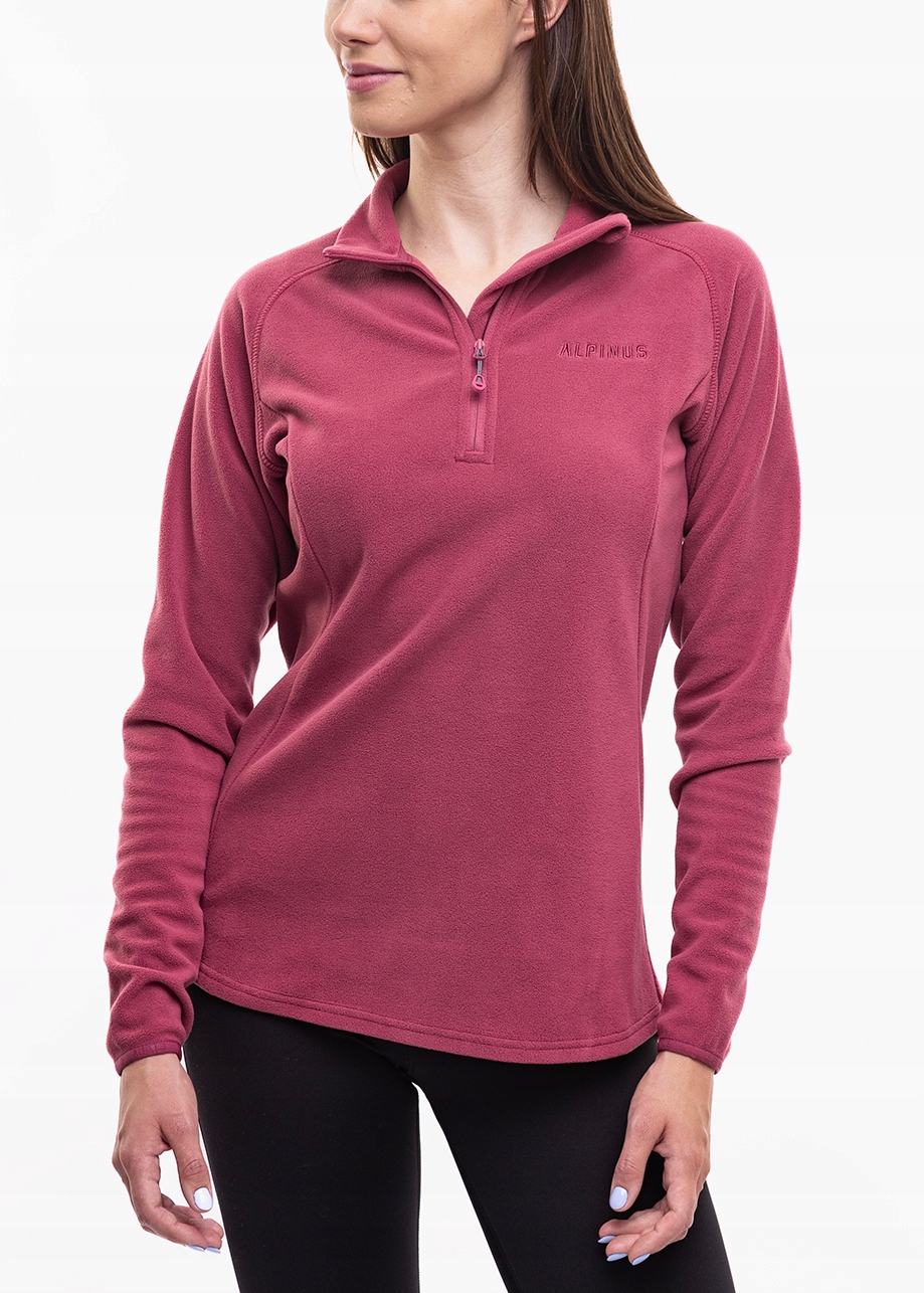 Alpinus mikina fleecová mikina sportovní rozepínací 1/4 Lucania, velikost L