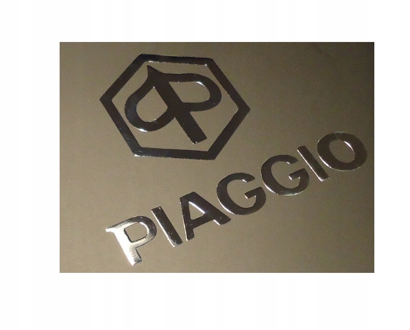 200 NAKLEJKA PIAGGIO LOGO Metal Edition 60x48 mm
