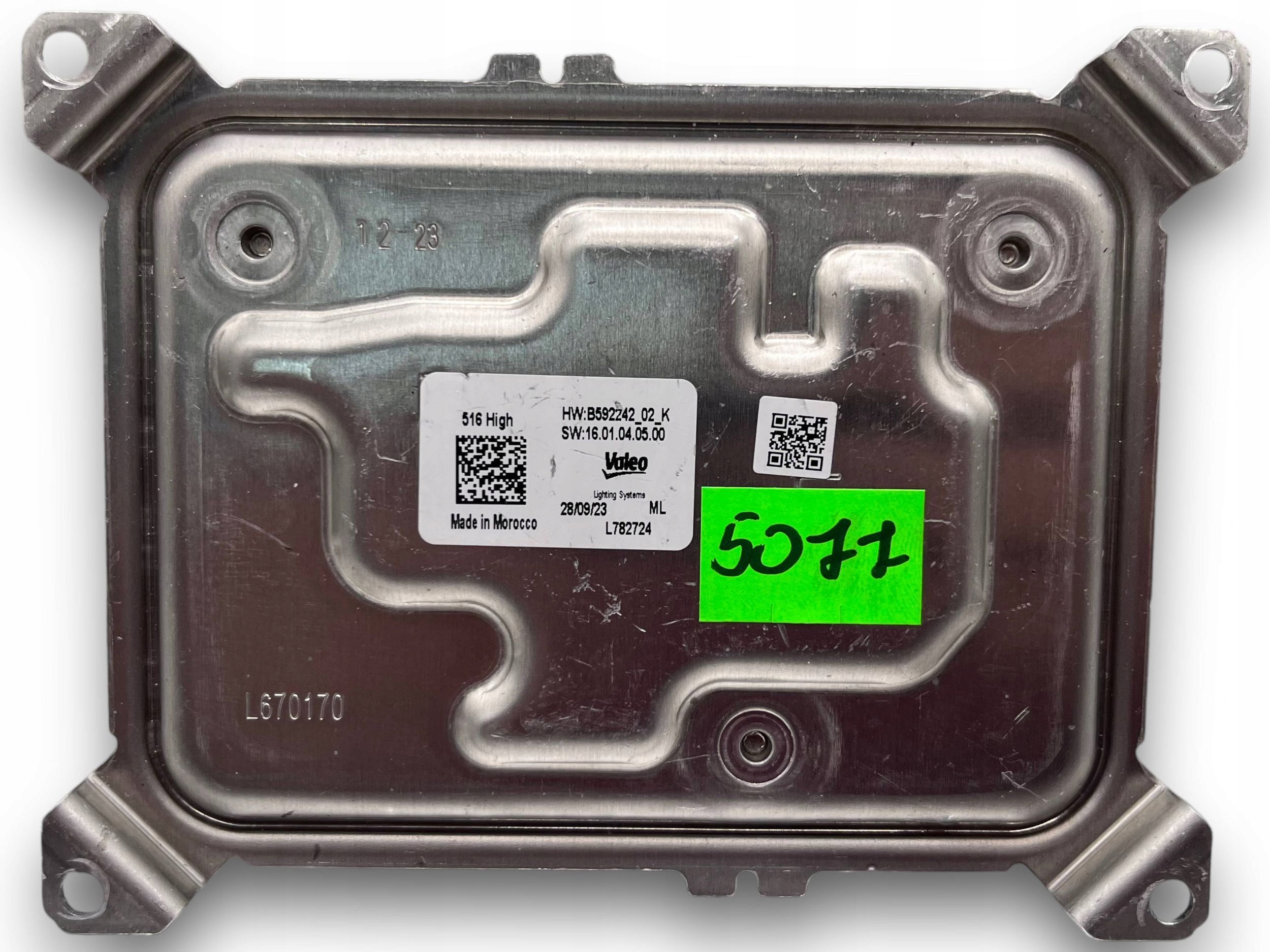 JEEP AVENGER module LED control unit L782724