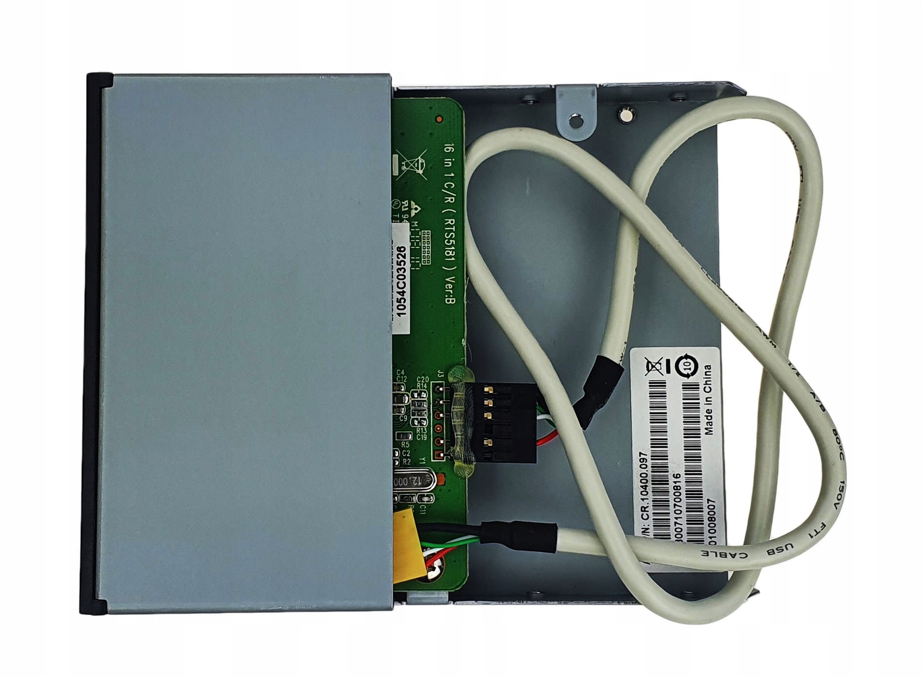 NOWY CZYRNIK KART WEWNĘTRZNY USB 2.0 CF SD XD Kod producenta CR.10400.097