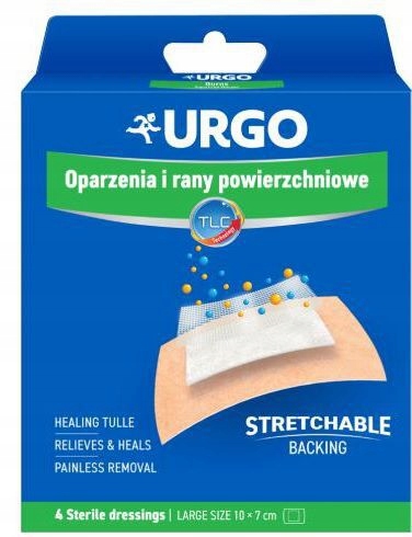 

Urgo Sterylne opatrunki oparzenia I i II stopnia