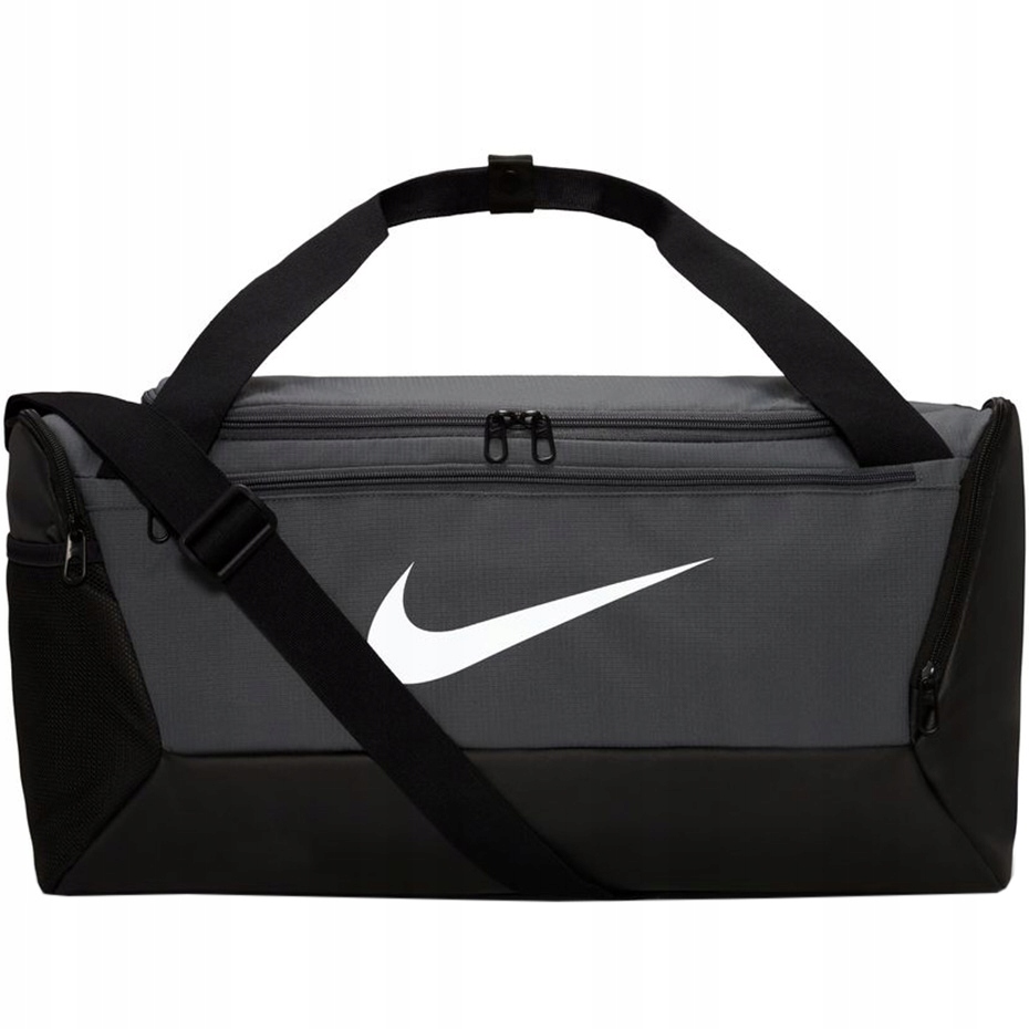 NIKE Športová taška Brasilia 9.5 (41L) DM3976 026 - SIVÁ