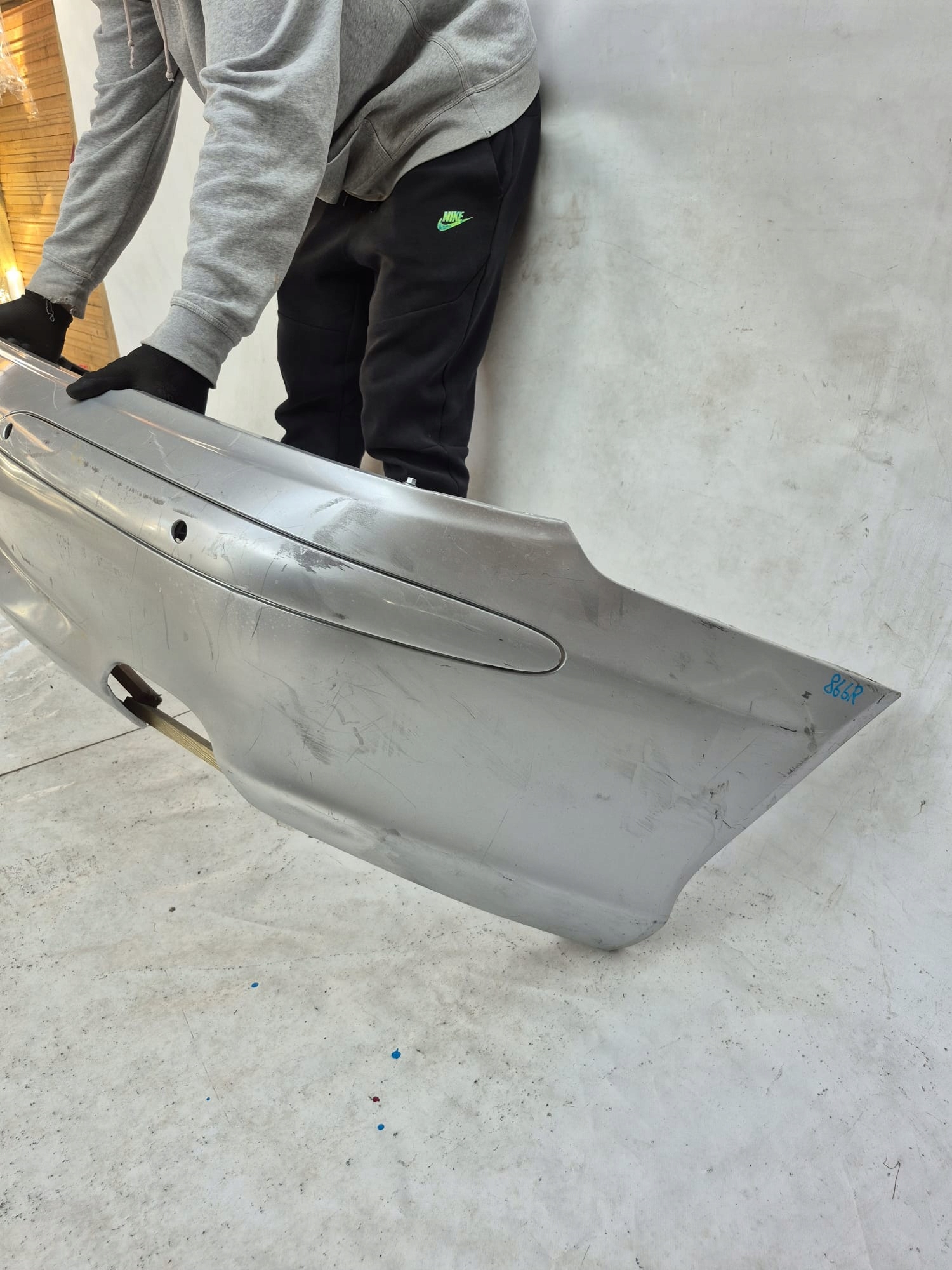 MERCEDES SL R230 01-06 bumper rear part rear PDC