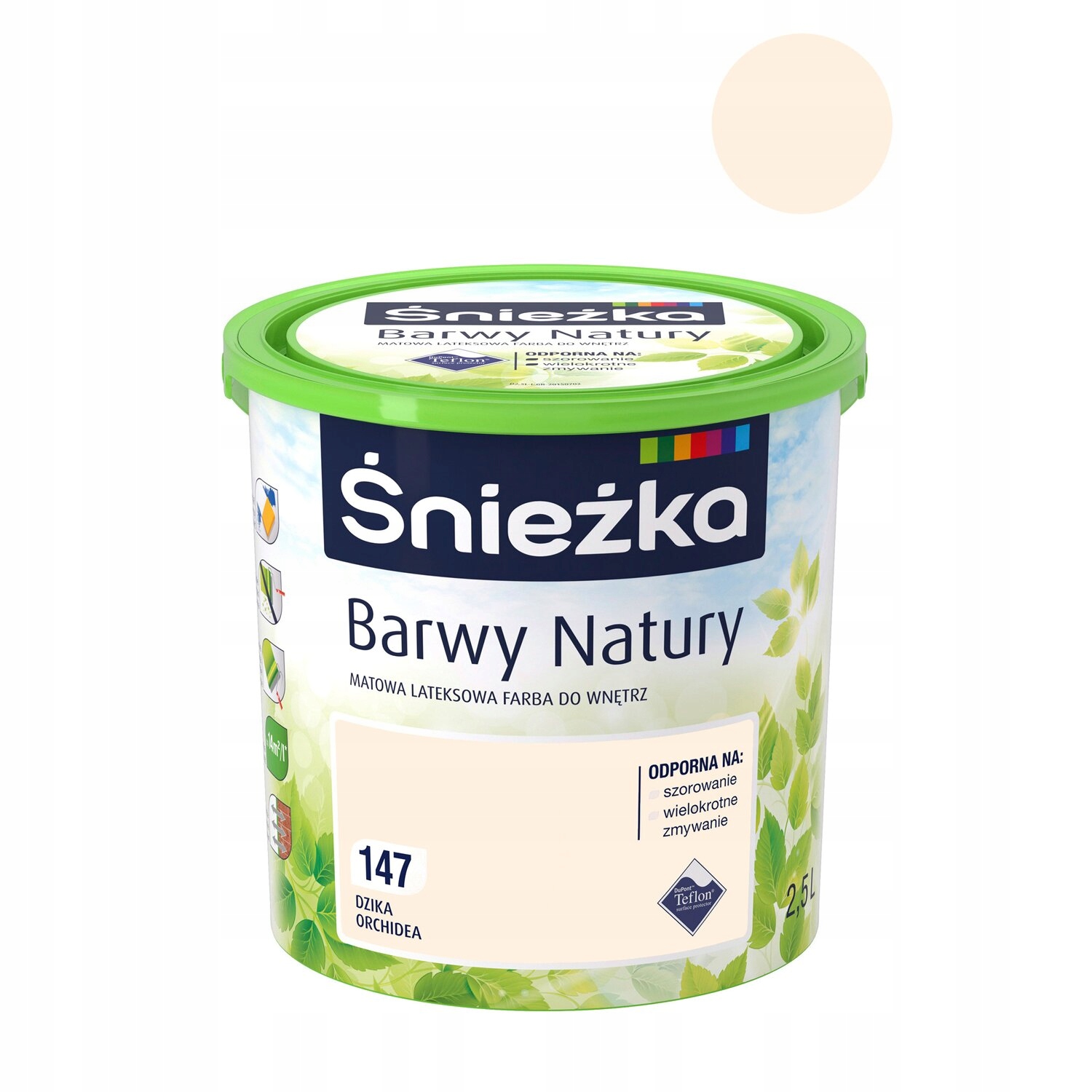 

Śnieżka Barwy Natury Dzika Orchidea 147 2,5L