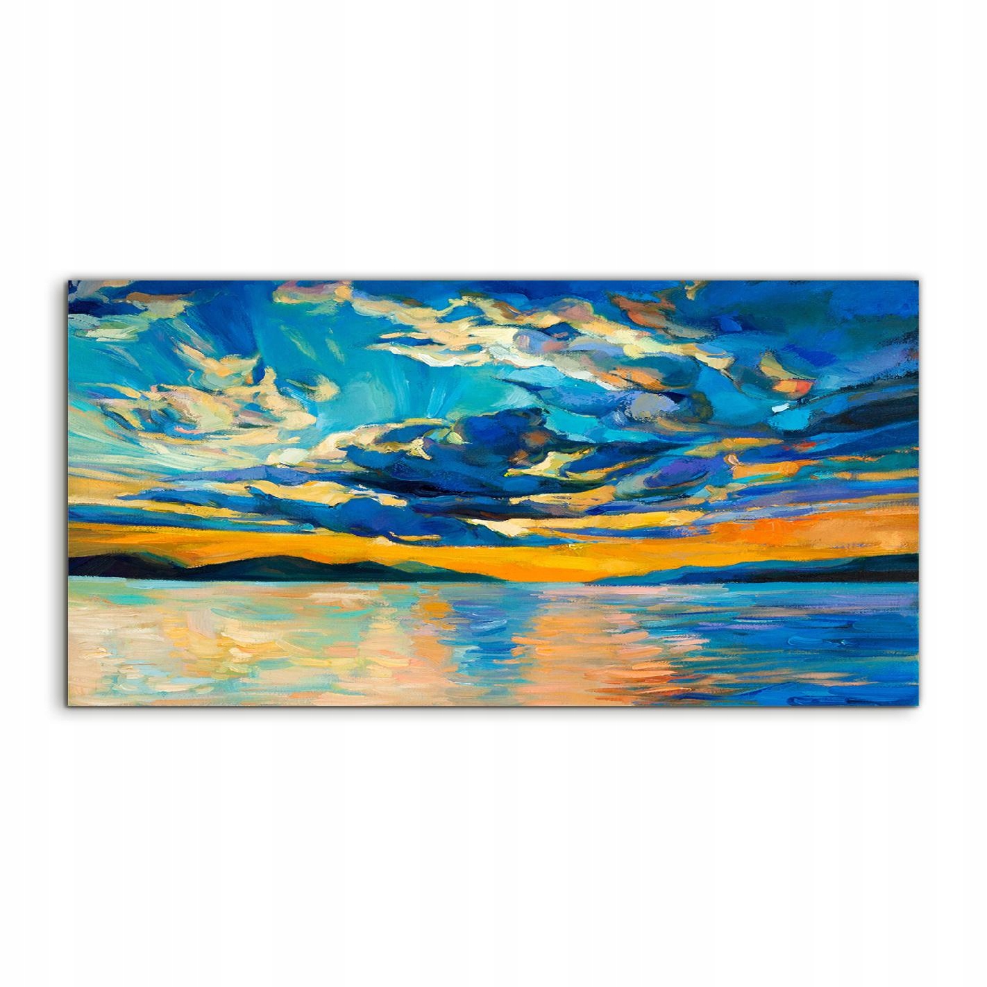 Akrylový obraz 120 x 60 cm závesný Krajina More Hory