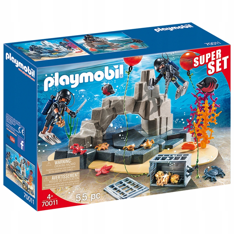 Playmobil City Action 70011 Superset Jednostka Płetwonurków
