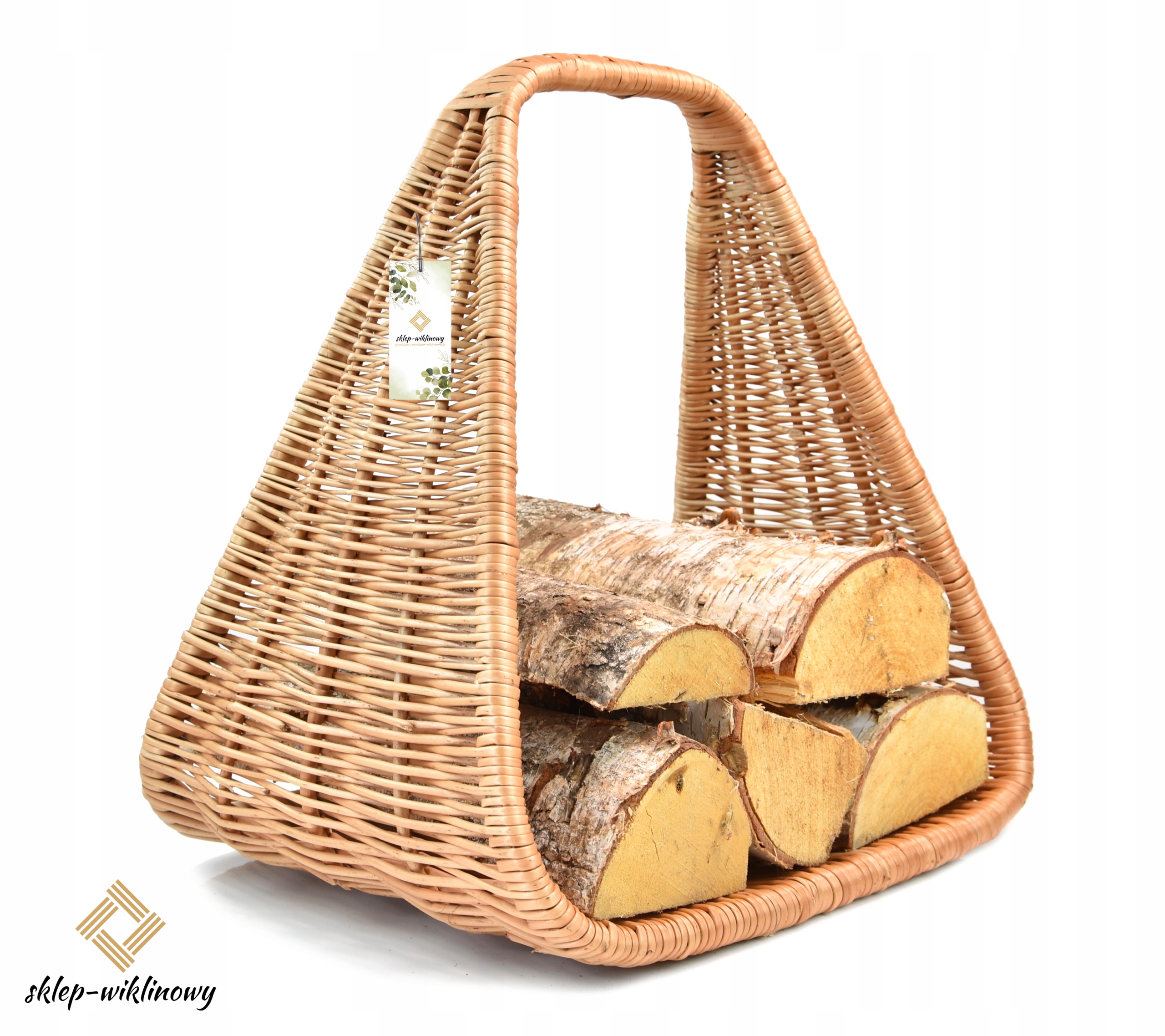 Polský krbový koš na palivové dřevo do krbu Stojan 61 cm