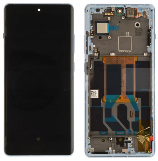 100% Originální LCD displej Service Pack Rámeček OnePlus 12R Modrý