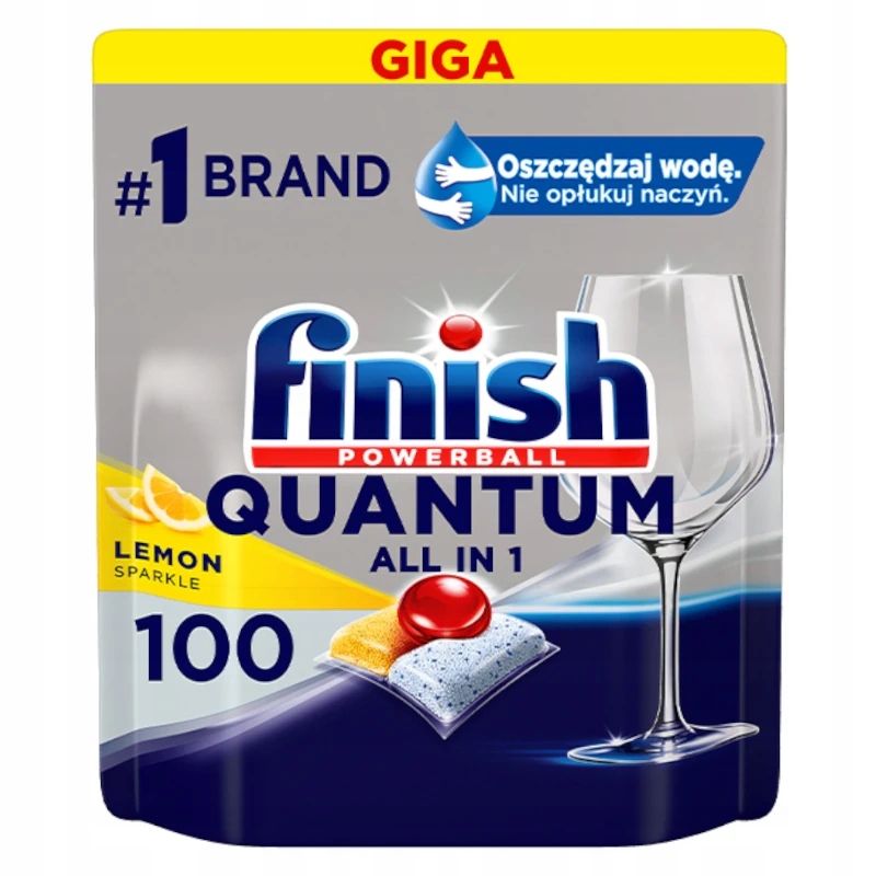 Levně Finish Quantum All in 1 tablety do myčky Lemon 100 ks