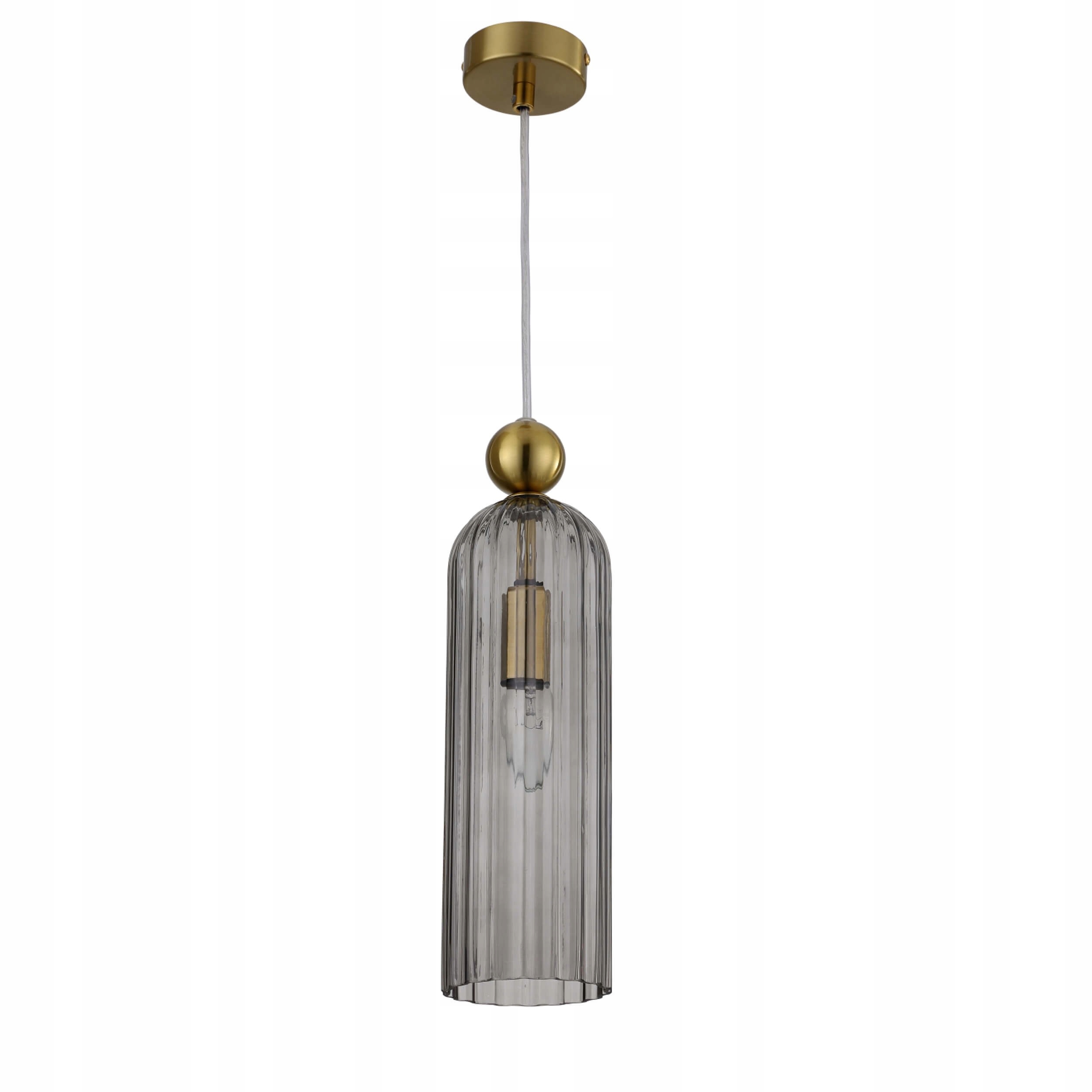 Závesná lampa Light Prestige Piega 1 smoked 1xE14 sklenená