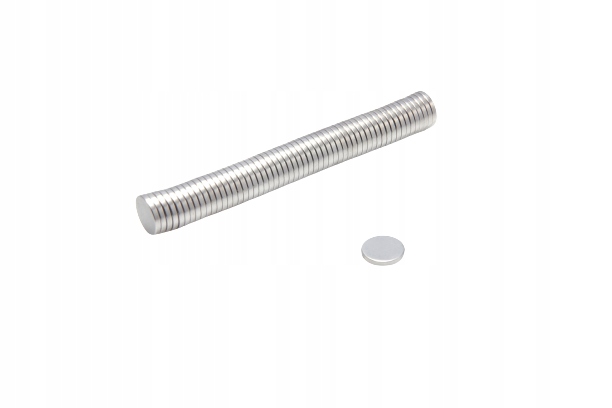 

Magnes Neodymowy Walcowy Mw 7x1 N38 10 szt.