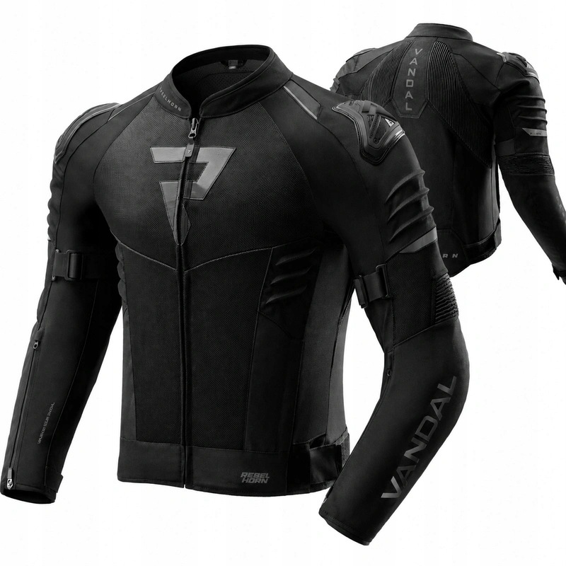 Rebelhorn Vandal 2 Air Letná motocyklová bunda Mesh Pánska 5XL Black