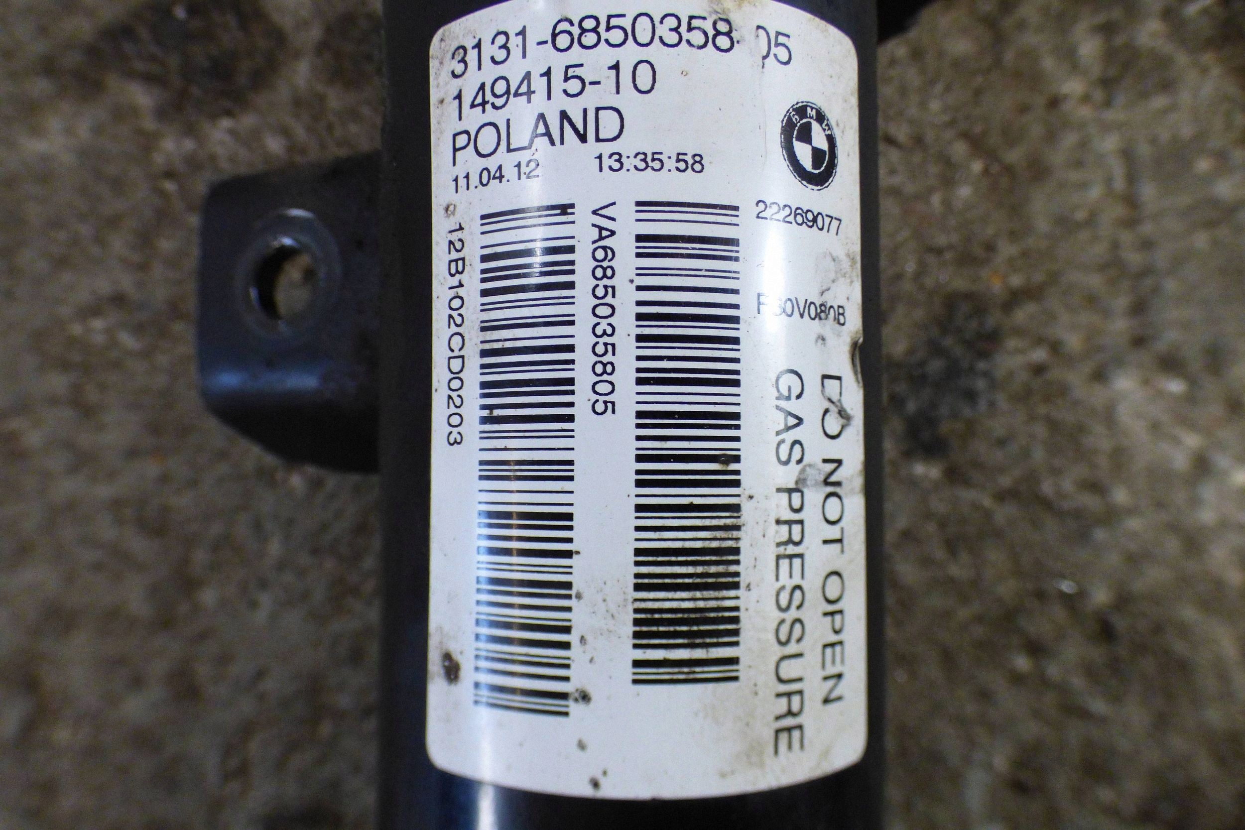 BMW 3 F30 amortizer 6850358 SPRAWNY original