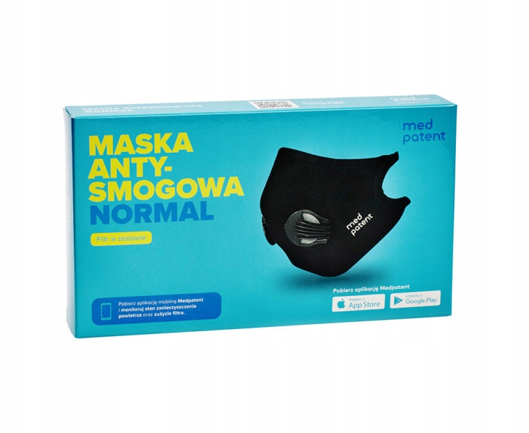 Med Patent Maska antysmogowa Normal filtr N99 M/L