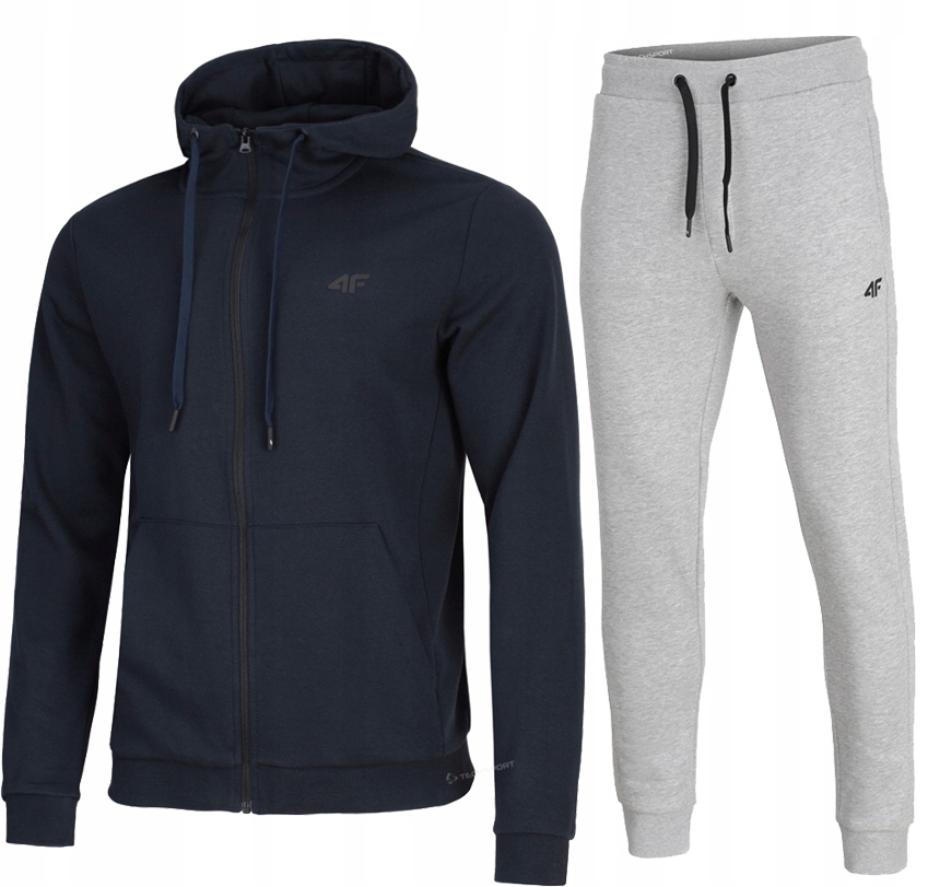 

4F Męski Dres Bawełna Komplet Bluza Spodnie XXL