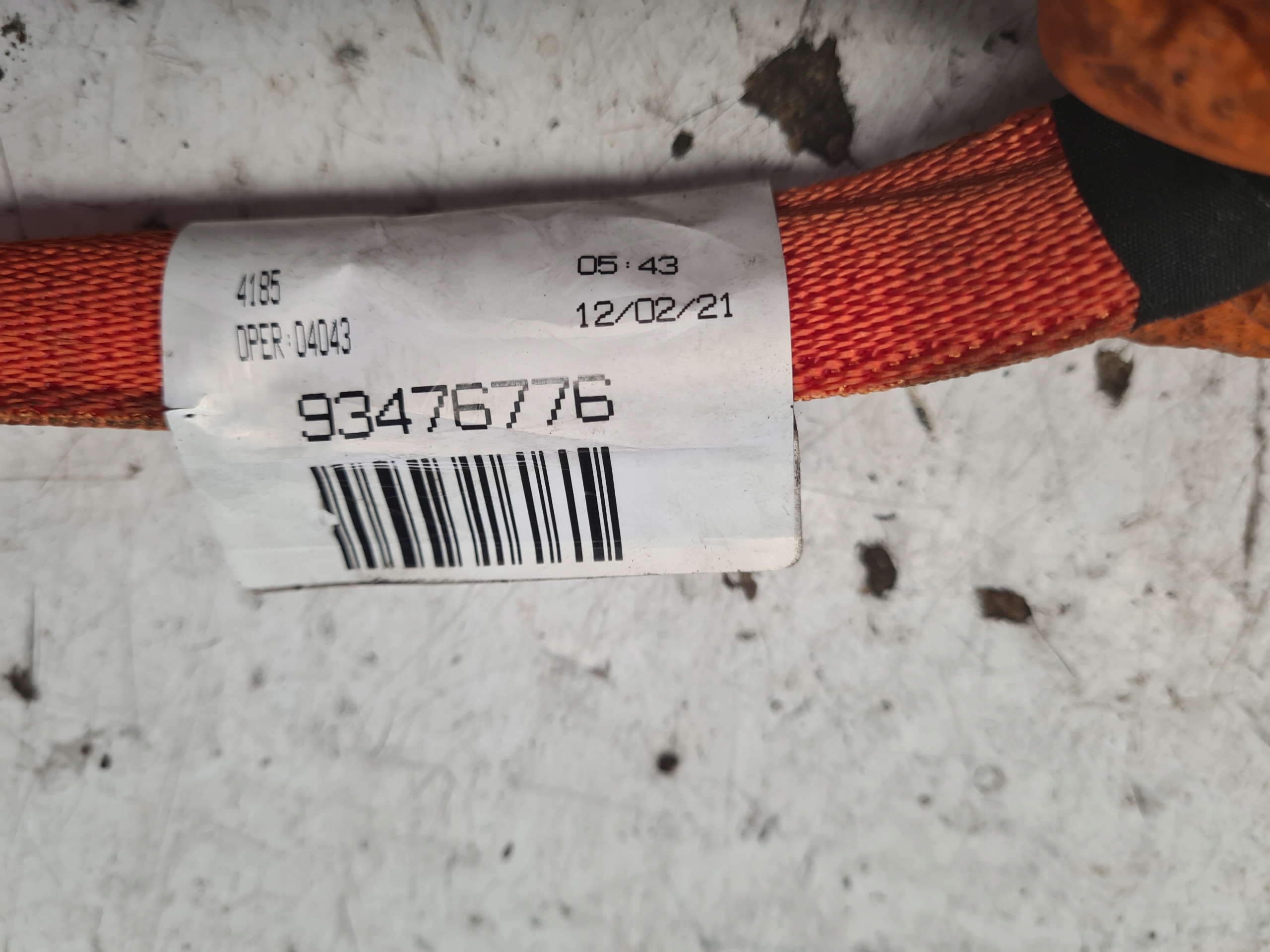 OPEL CORSA-E F ELEKTRYK prijenos KABEL 93476776