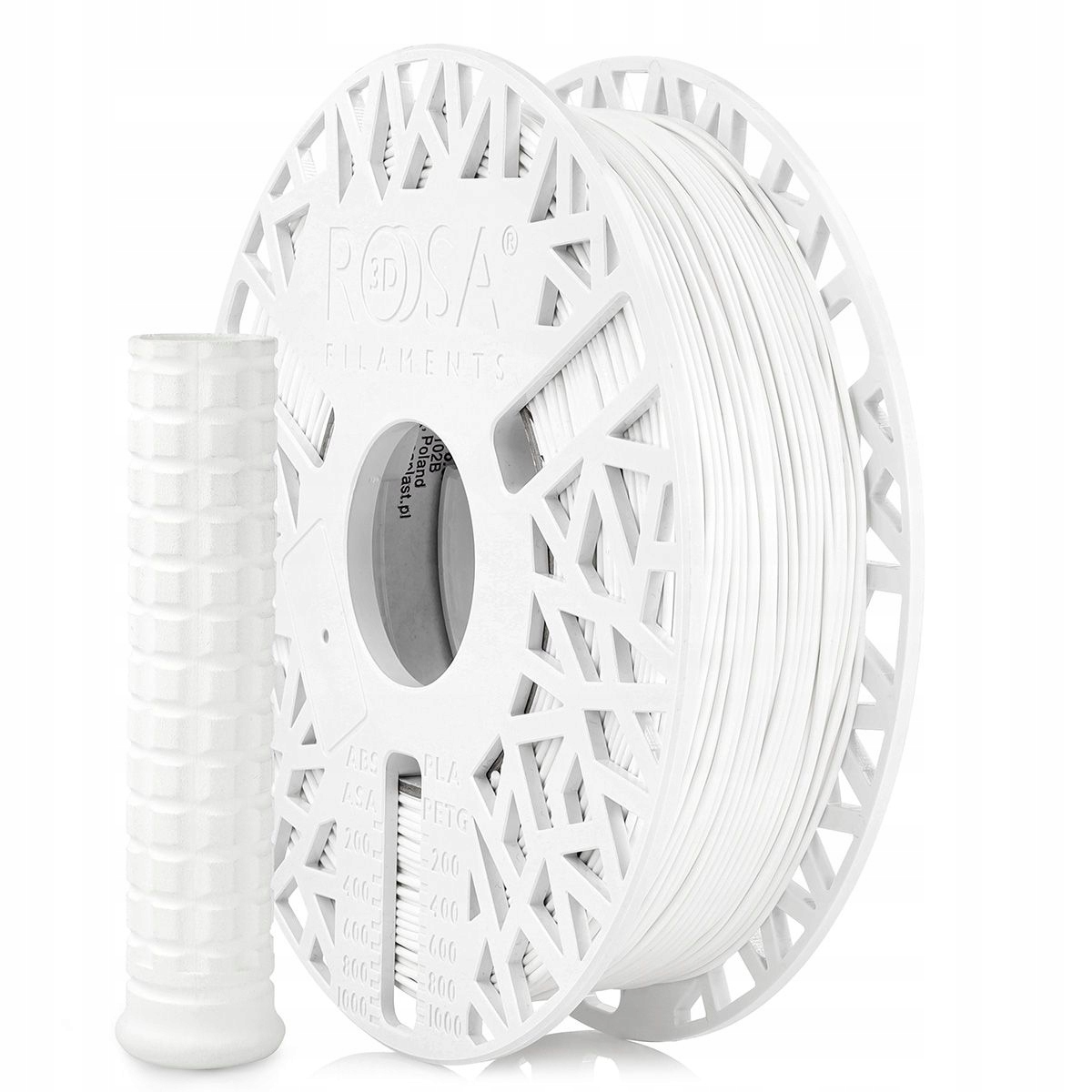 Filament 3D Tpu Flex Lw White 0,70 kg 1,75mm Biały