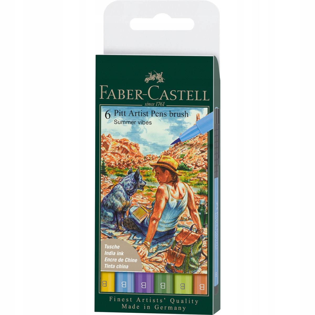 Faber-castell Pitt Artist Pen Summer Sada 6 Ks