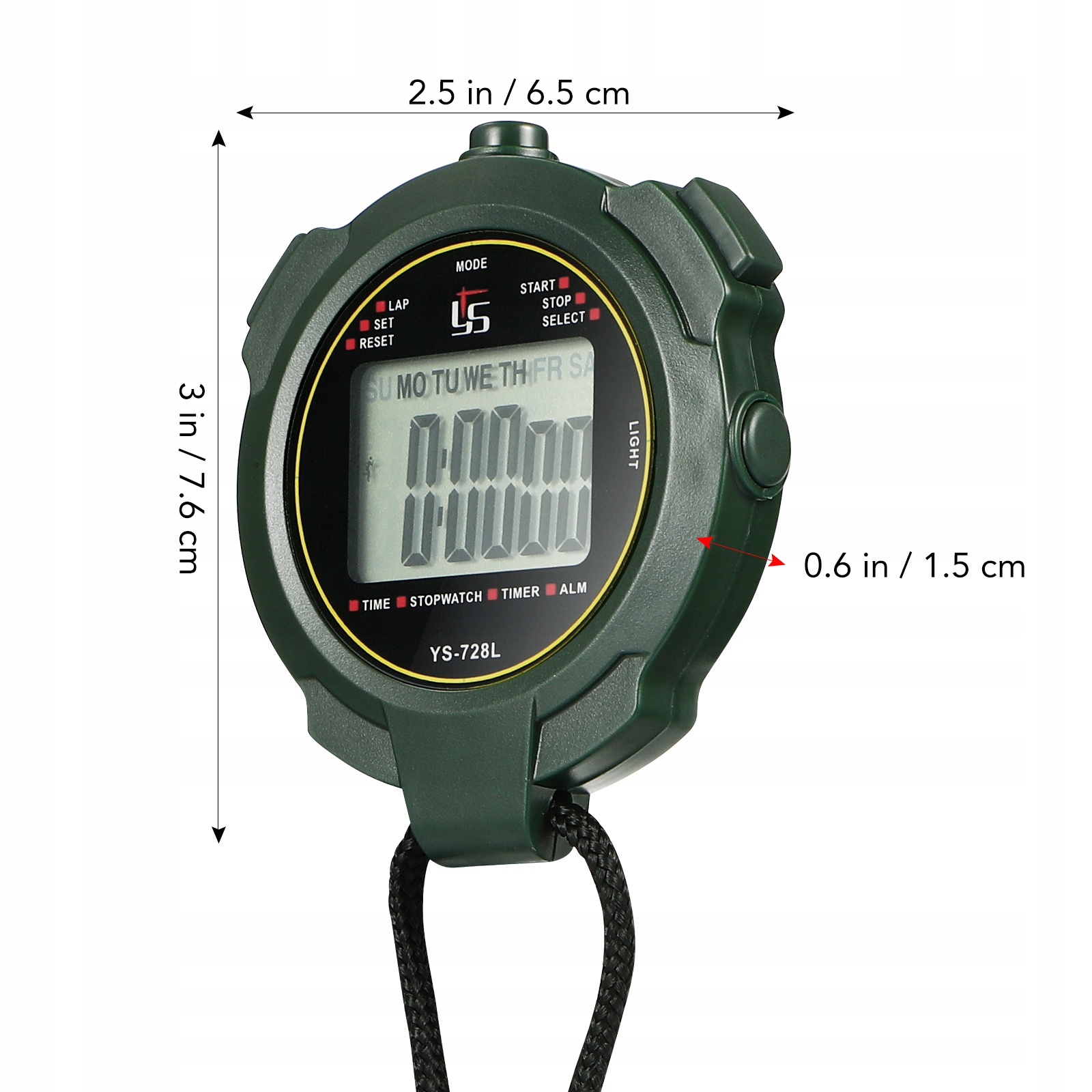 PROFESJONALNY STOPER TRENINGOWY WIELOFUNKCYJNY STOPER PODŚWIETLONY TIMER Kod producenta O57ZYQY54813LOZ