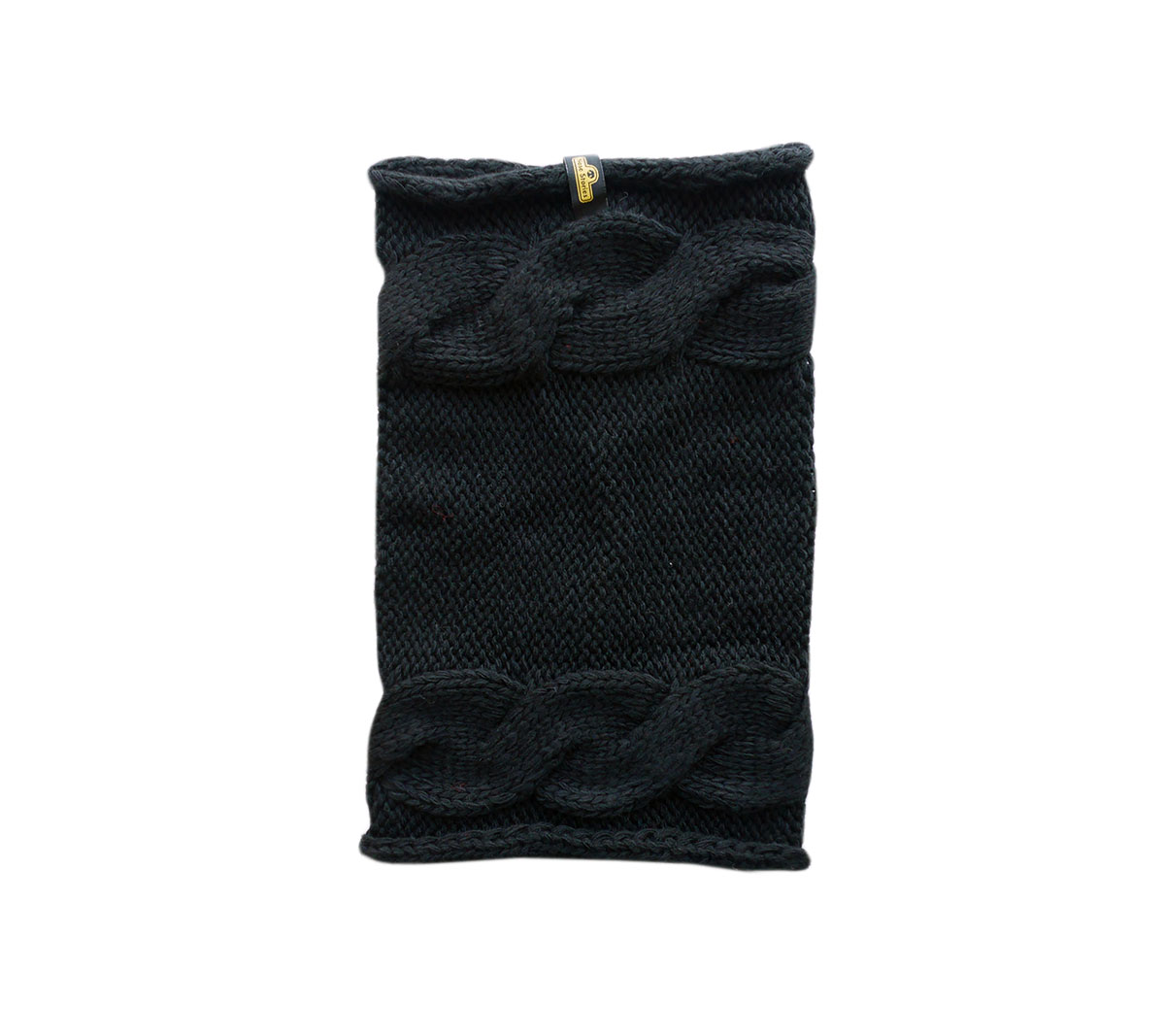 Levně Šátek/komín/snood pro psa Copánek velký černý