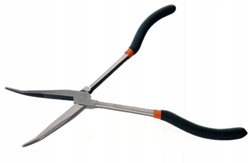 

Szczypce extra długie wygięte 45' 280mm KD10816